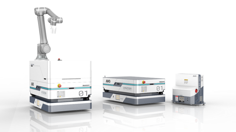 伟德国际victor1946數位開發的自主式移動機器人（AMR250M），搭配全向輪並結合AI演算法、2D LiDAR、3D攝影機等技術，協助客戶實現產線全自動化